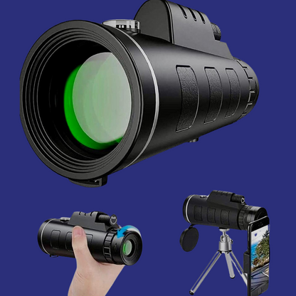 Telescopio Monocular con Soporte para Movil A.R®